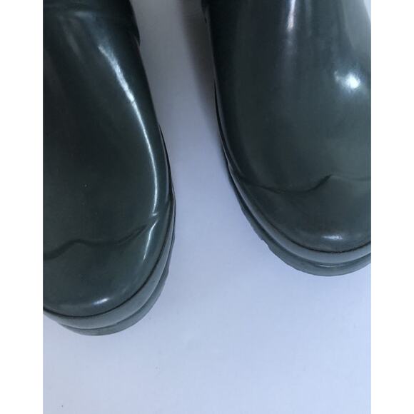 Women's Glossy Gray Hunter Rain Boots - Picture 6 of 8
